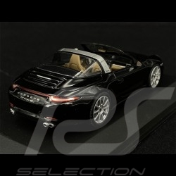 Porsche 911 type 991 Targa 4S 2014 noir black schwarz 1/43 Minichamps WAP0200450E