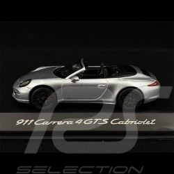 Porsche 991 Carrera 4 GTS Cabriolet silver 1/43 Schuco WAP0201030F