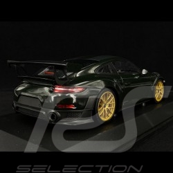 Porsche 911 GT2 RS type 991 2018 dark green Pack Weissach 1/18 Minichamps 155068306