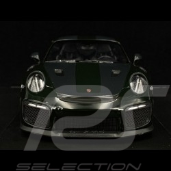 Porsche 911 GT2 RS type 991 2018 dark green Pack Weissach 1/18 Minichamps 155068306