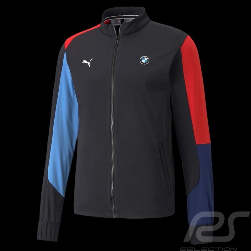 Veste de sport tracking suit sportjacke BMW Puma Motorsport Track Noir Bleu Rouge 531184-04 - homme