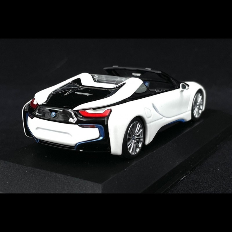 BMW i8 Roadster 2018 Crystal White 1/43 Minichamps 410027031
