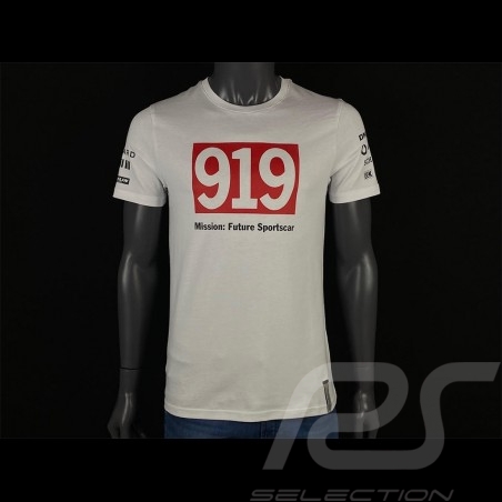Porsche T-shirt 919 Mission : Future Sportscar White Porsche WAP796F - unisex