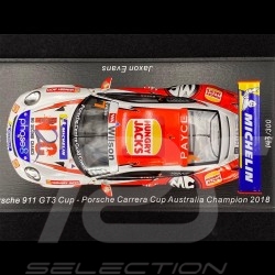 Porsche 911 Type 991 GT3 Cup n° 7 Sieger Carrera Cup Australia 2018 1/43 Spark AS032