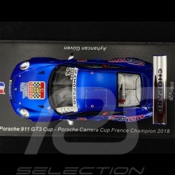 Porsche 911 Type 991 GT3 Cup n° 53 Sieger Carrera Cup France 2018 1/43 Spark SF140