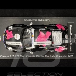 Porsche 911 Type 991 GT3 Cup n° 32 Vainqueur Winner Sieger Carrera Cup Italia 2018 1/43 Spark SI008