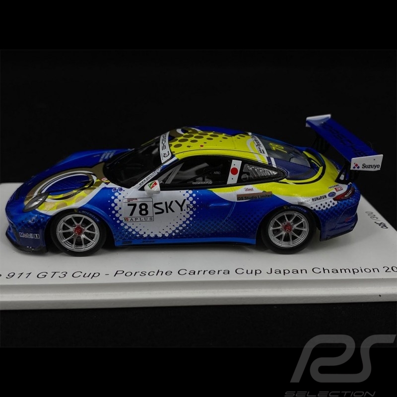 Porsche 911 GT3 Cup n° 78 Sieger Carrera Cup Japan 2018 1/43 Spark SJ066