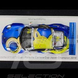 Porsche 911 GT3 Cup n° 78 Vainqueur Carrera Cup Japan 2018 1/43 Spark SJ066