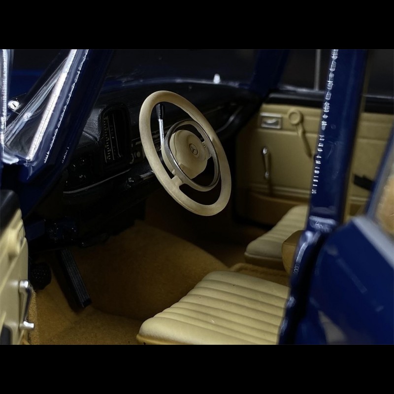 Norev NV183599 1:18 200 Universal 1966-Dark Blue Mercedes-Benz Collectable  Model, Multi