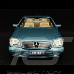 Mercedes - Benz CL600 Coupe 1997 Metallic Blau 1/18 Norev 183448