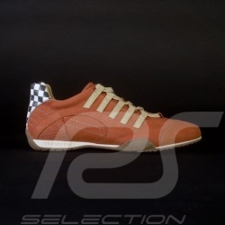 Sneaker / Basket Schuhe Style Rennfahrer orange - Herren