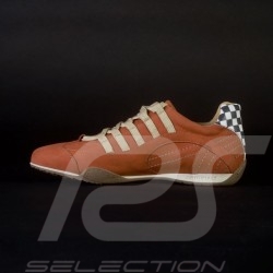 Sneaker / Basket Schuhe Style Rennfahrer orange - Herren