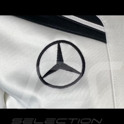 Veste Mercedes Softshell à capuche Blanc / Noir Mercedes-Benz SG6840 - homme