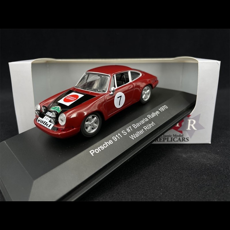 Modèle Réduit 1:43 Porsche 911 S #7 Bavaria Rallye 1970 Walter Röhrl - Spark CMR
