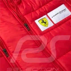 Veste Ferrari Matelassée Style Anorak Rouge / Noir Collection Scuderia Ferrari Race by Puma - homme