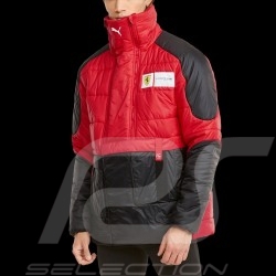 Ferrari Jacket Padded Anorak Style Red / Black Scuderia Ferrari Race Collection by Puma - men