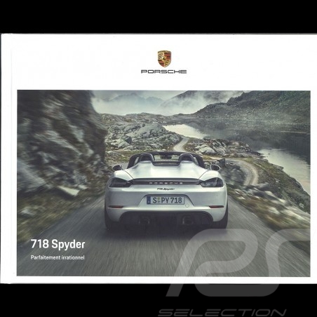 Porsche brochure Broschüre 718 Boxster Spyder Parfaitement irrationnel 06/2019 in Französisch WSLN2001001730