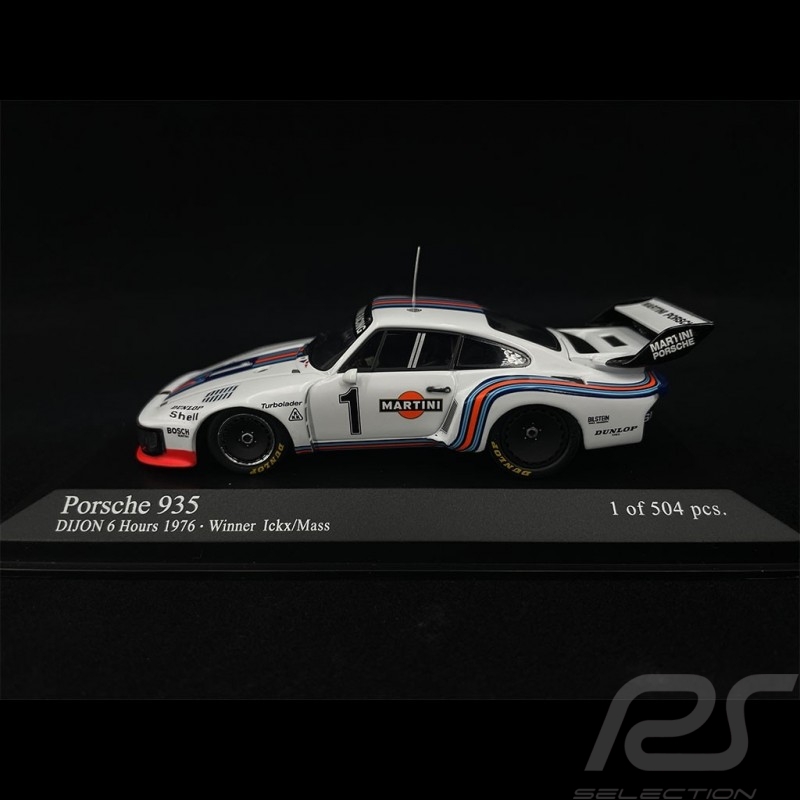Porsche 935 6h Dijon 1976 n° 1 Martini 1/43 Minichamps 400766311