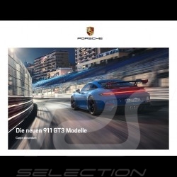 Porsche Brochure Nouvelle 911 GT3 Carpe secundum 05/2021 in german ﻿WSLG2201000110
