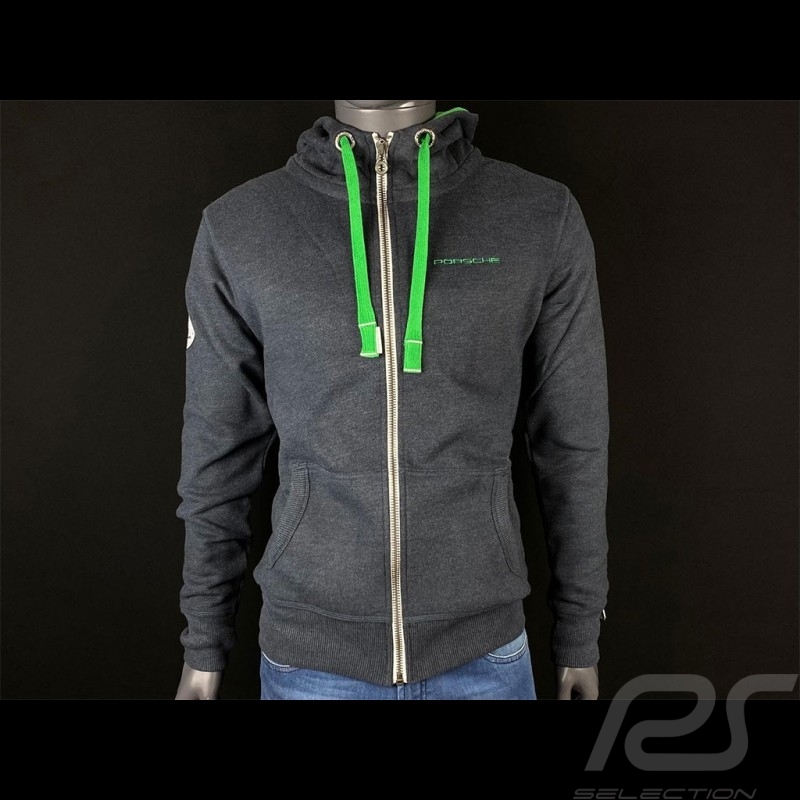 Porsche Jacke mit Kapuze Grau meliert WAP954G - Herren