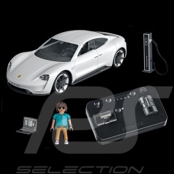 Porsche Mission E radiocommandée Blanche avec personnage Playmobil 70765