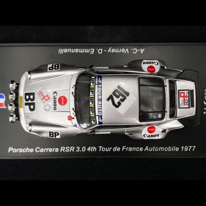 Porsche 911 Carrera RSR 3.0 n° 162 Tour de France Auto 1977 1/43 Spark SF203