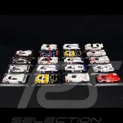 19 models set Porsche 24h Le Mans 19 Victories 1/43 Spark
