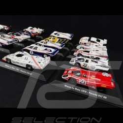 Set 19 miniatures Porsche 24h Le Mans 19 victoires 1/43 Spark