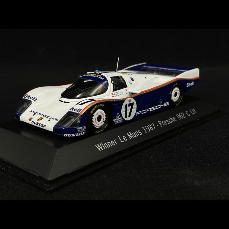 ミニカー PORSCHE 962C 24H LE MANS 1987 Porsche 962 C LH Winner Le Mans 1987 n° 17 1/43 Spark MAP020286713