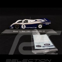 Porsche 962 C LH  Le Mans 1986 n° 1 1/43 Spark MAP02028613