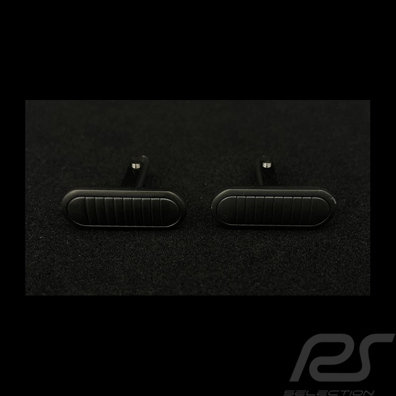 Boutons de manchette cufflinks Manschettenknöpfe Porsche noir WAP0500050D