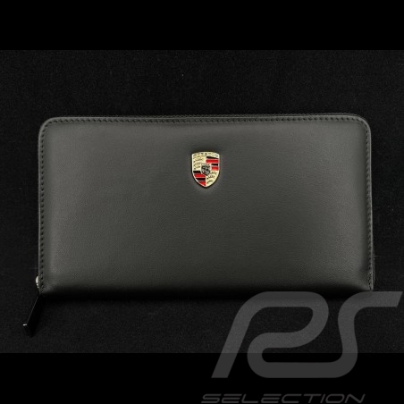 Porte-clés cuir blanc écusson métal gris 
