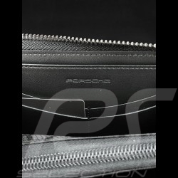 Portefeuille Porsche Porte monnaie Dame Ecusson métal Cuir Noir WAP0300210NGBD