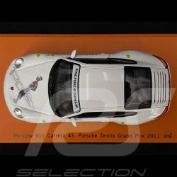 Porsche 911 type 997 Carrera 4S 2011 blanche white weiß Tennis Grand Prix 1/43 Spark MAP02056010