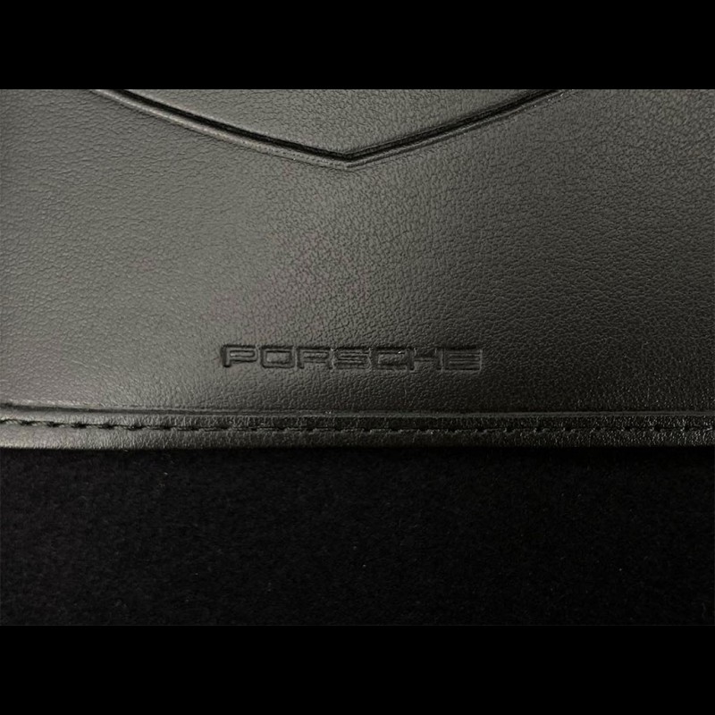 Porsche Wallet Coins holder Metal crest Black Leather WAP0300200NGBH