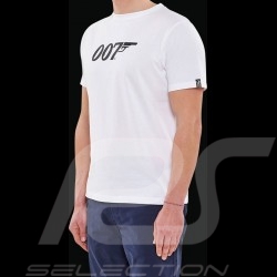 T-shirt James Bond 007 Blanc White Weiß - homme