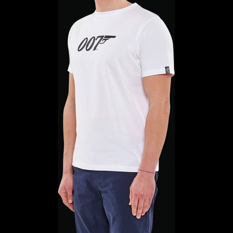 James Bond White 007 Logo T-Shirt