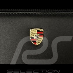 Portefeuille wallet Porsche De voyage Ecusson métal Cuir Noir WAP0300220NRBT
