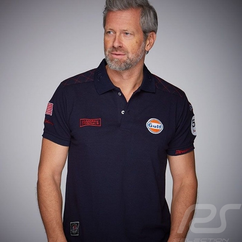 Tee-shirt homme Gulf Racing Grand Prix Originals gulf blue