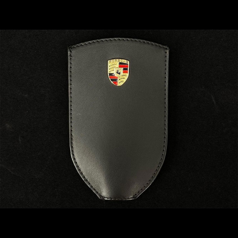 Porsche Leather Key Case, Black - 97004400048 - Pro Detailing