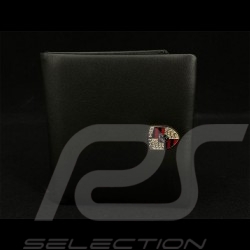 Porsche Wallet Credit card holder Metal crest With money cliip Black Leather WAP0300300NKEG