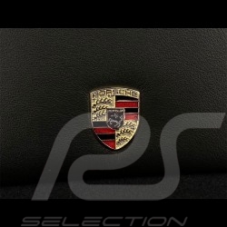 Porsche Geldbörse Kartenhalter Metallwappen Mit Geldscheinklammer Schwarz Leder WAP0300300NKEG