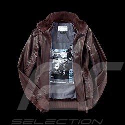 Jacket Porsche Steve McQueen leather Porsche WAP941F - women