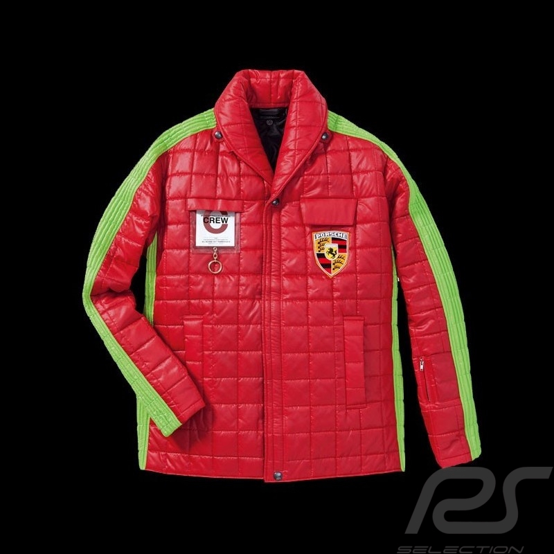 Porsche jacket factory mechanic Seventies style Red Green WAP841F - men