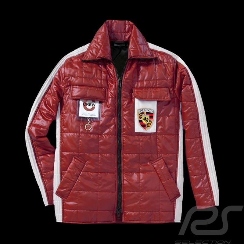 Porsche Jacke Werksmechaniker Seventies Style Burgundy WAP840F - Herren