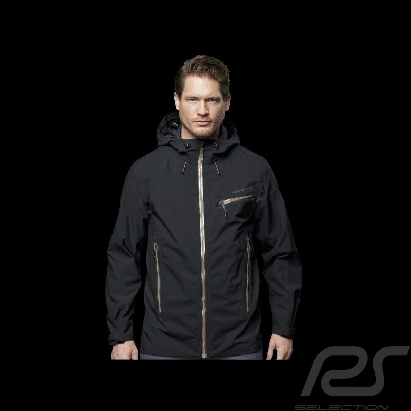 Veste Jacket Jacke Porsche parka coupe-vent noir Porsche WAP513E - homme