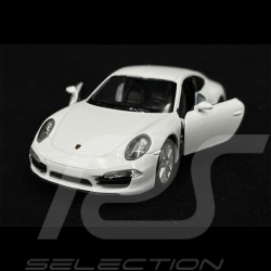 Porsche 911 Type 991 jouet à friction pullback Spielzeug Welly blanc MAP01006720