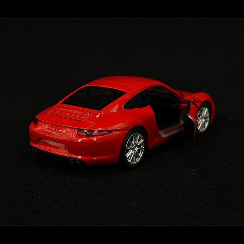Porsche 911 Type 991 pull back toy Welly red MAP01006820
