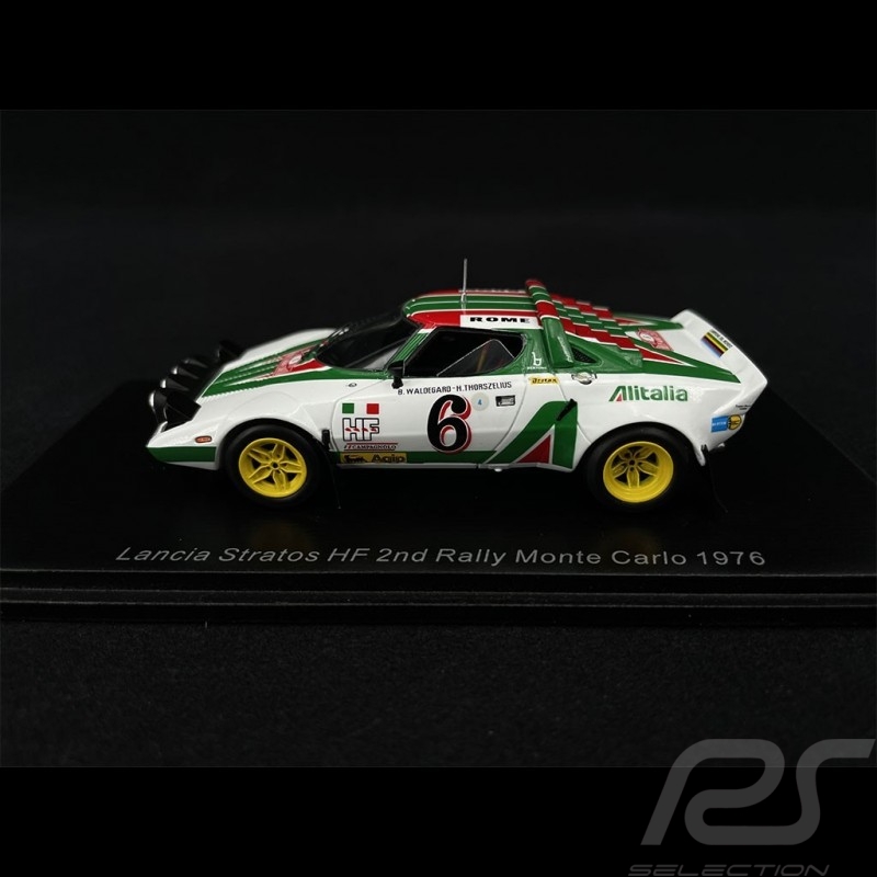Lancia Stratos HF n° 6 2. Rallye Monte Carlo 1976 1/43 Spark S9083