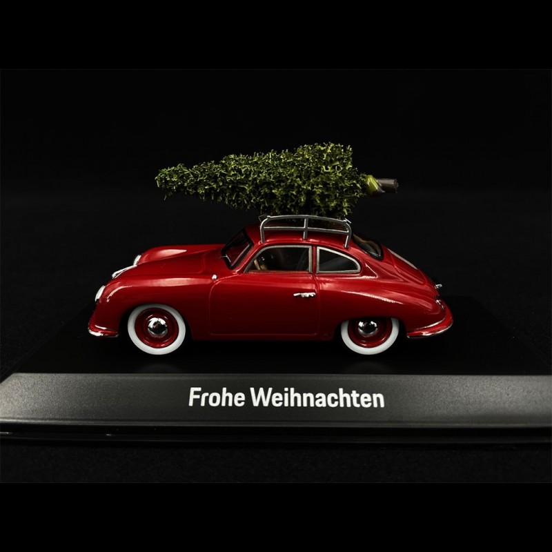 Porsche 356 PreA 1955 Red mit Tannenbaum 1/43 Spark MAP02010220
